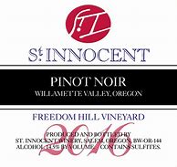 Image result for saint Innocent Pinot Noir Freedom Hill