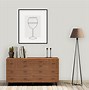 Image result for Black and White Wine Art