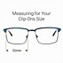 Image result for Clip On Sunglasses Size Chart in Inches