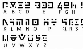 Image result for Stray Language Alphabet