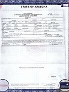 Image result for AZ Birth Certificate