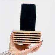 Image result for Wood Phone Applifier Stand