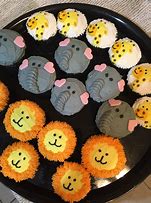 Image result for Pinterest Zoo Animal Cupcakes