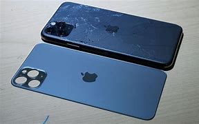 Image result for iPhone Pro Max Blue Back Cracked
