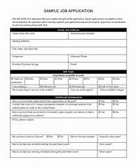 Image result for Printable Generic Job Application Form PDF