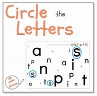 Image result for Circle the Letter 5