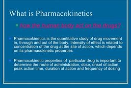Image result for Pharmacokinetics Definition