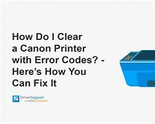 Image result for Canon Printer Error Codes