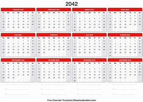 Image result for 2042 Desk Calendar