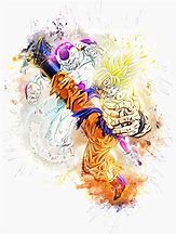 Image result for Goku vs Frieza T-Shirt