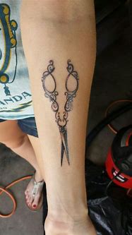 Image result for Hair Stylist Tattoos Shears
