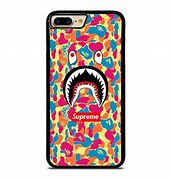 Image result for iPhone 7 Plus Cases for Boys Supreme BAPE