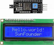 Image result for LCD 16X2 with I2C for SketchUp