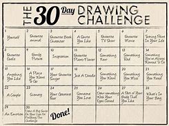 Image result for Sketchbook for 30 Day Art Challenge