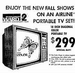 Image result for Vintage Montgomery Ward TV