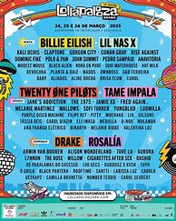 Image result for Lollapalooza 2023 LineUp