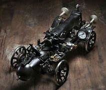 Image result for Steampunk Sewing Machine Car