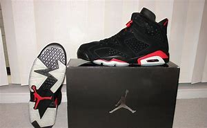 Image result for Jordan 6 Red and White