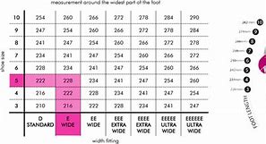 Image result for Foot Locker Shoe Size Chart