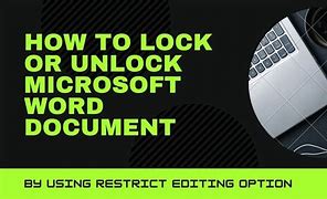 Image result for Unlock Word