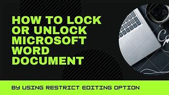 Image result for How to Unlock a Word Lock