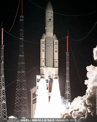 Image result for Ariane 5 Launch with Alphasat