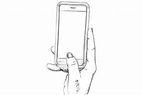 Image result for Using Phone Drawing