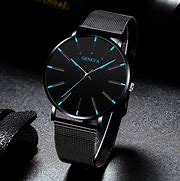Image result for Black Analog Watch Face