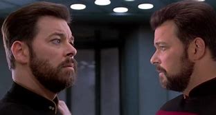 Image result for Will Riker Twin Star Trek