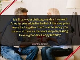 Image result for Funny Husband Birthday Wishes