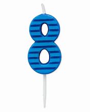 Image result for Number 8 Birthday Candle