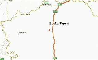 Image result for Backa Topola Mapa