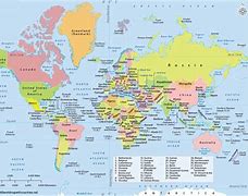 Image result for Countries in Each Continent List