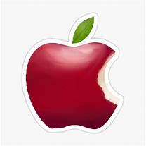 Image result for White Apple Logo Sticker