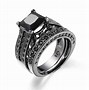 Image result for Unique Wedding Rings Black Diamond