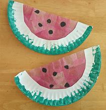 Image result for Watermelon Suncatcher Craft