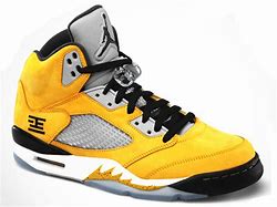 Image result for Air Jordan 5 Yellow