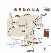 Image result for Map of Sedona Arizona Area