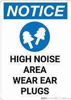 Image result for Ear Plug Sign