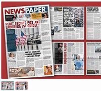 Image result for Tabloid Newspaper InDesign Template