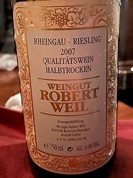 Image result for Weingut Robert Weil Riesling halbtrocken