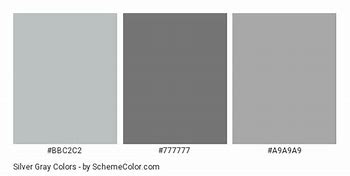 Image result for Silver Gray Color Code