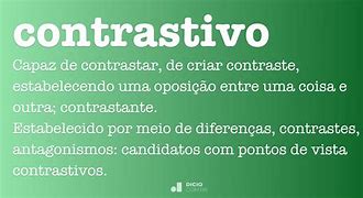 Image result for contrastivo