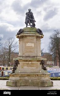 Image result for Shakespeare Statue Stratford Upon Avon
