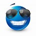 Image result for Blue Animated Smiley Face