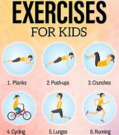 Image result for Kids Exercise at Home