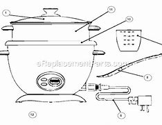 Image result for Oster Rice Cooker Replacement Parts