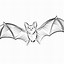 Image result for Bat Line Drawing