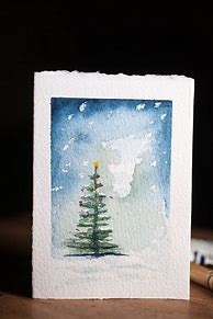 Image result for Cute Watercolour Christmas Cards