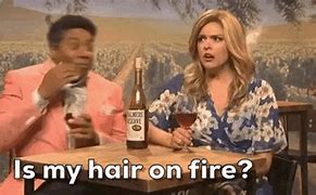 Image result for Hair On Fire Meme